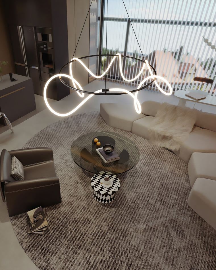 WOMO Rope Led Round Chandelier-WM2059b