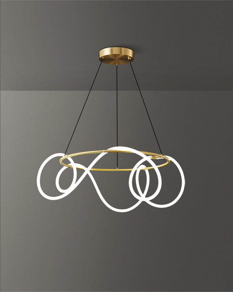 WOMO Rope Led Round Chandelier-WM2059b