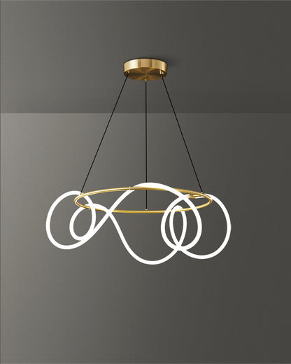 WOMO Rope Led Round Chandelier-WM2059b