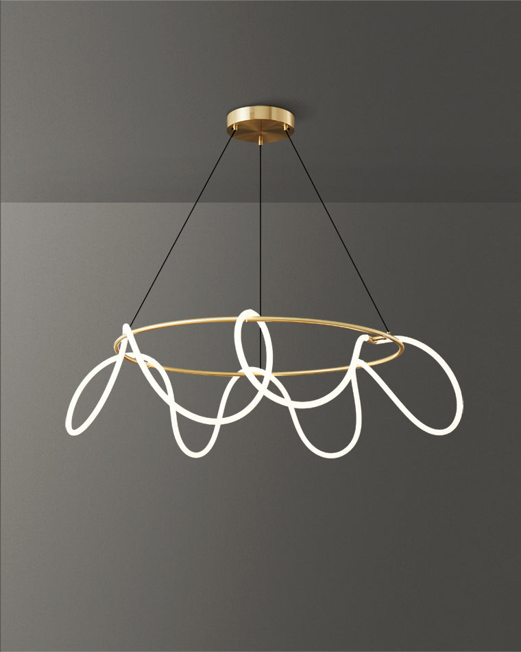 WOMO Rope Led Round Chandelier-WM2059b