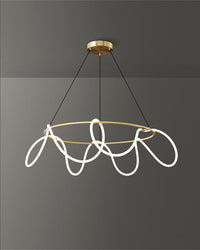 WOMO LED Round Chandelier Round Minimalist-WM2059b