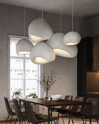 WOMO Suspension nordique aspect béton Table à manger-WM2061