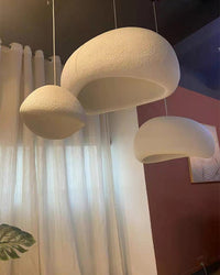 WOMO Suspension nordique aspect béton Table à manger-WM2061