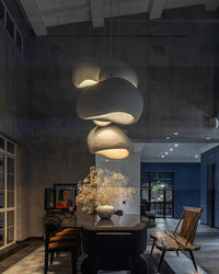 WOMO Suspension nordique aspect béton Table à manger-WM2061