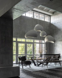 WOMO Suspension nordique aspect béton Table à manger-WM2061