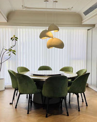 WOMO Suspension nordique aspect béton Table à manger-WM2061