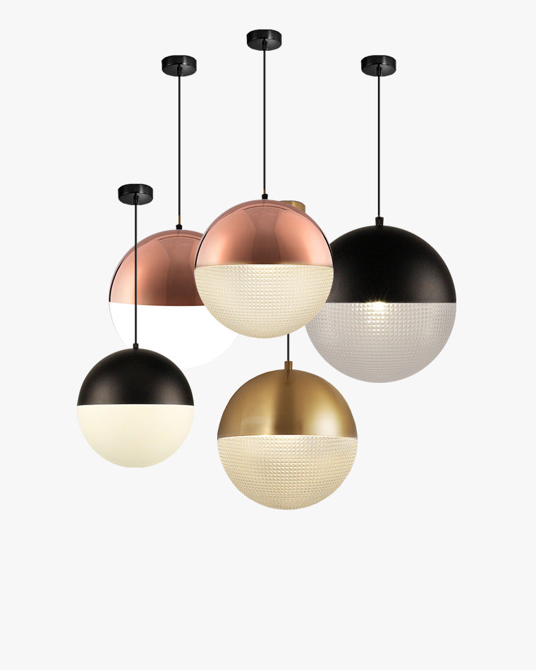 WOMO Prismatic/Milchglas Globe Pendelleuchte-WM2065