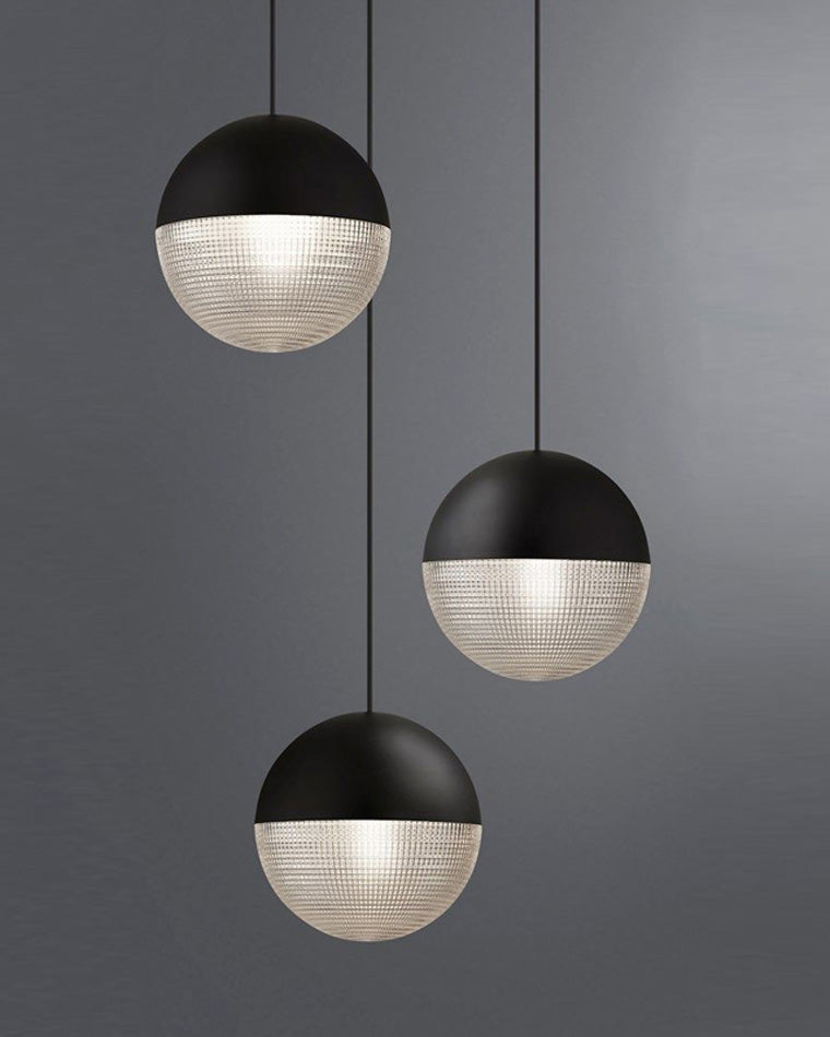 WOMO Prismatic/Milchglas Globe Pendelleuchte-WM2065