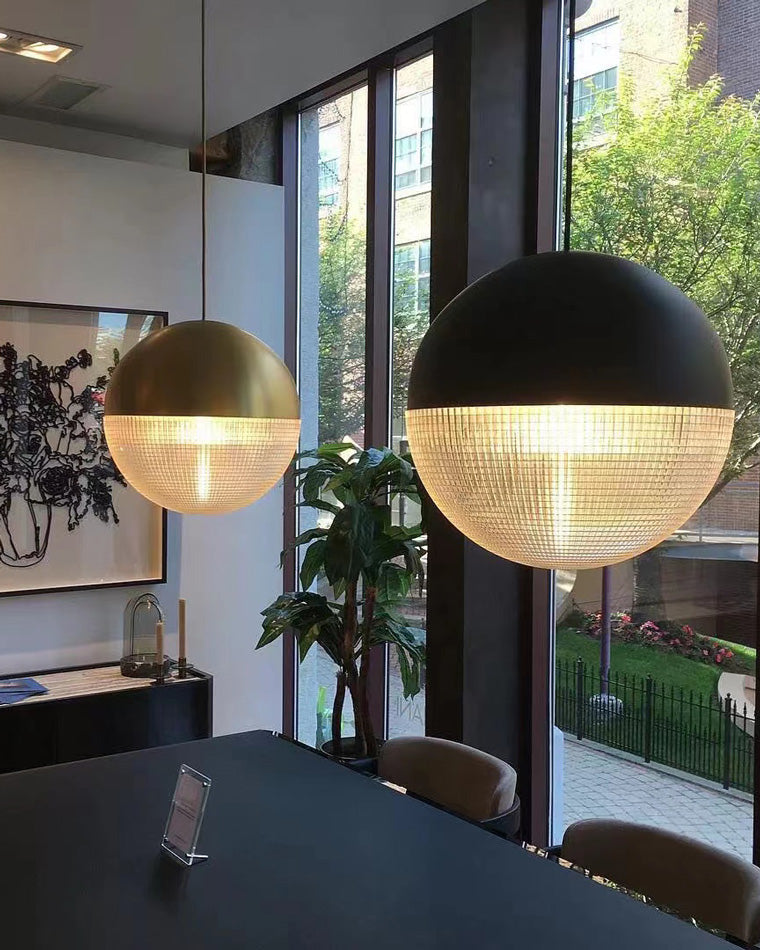 WOMO Prismatic/Milchglas Globe Pendelleuchte-WM2065
