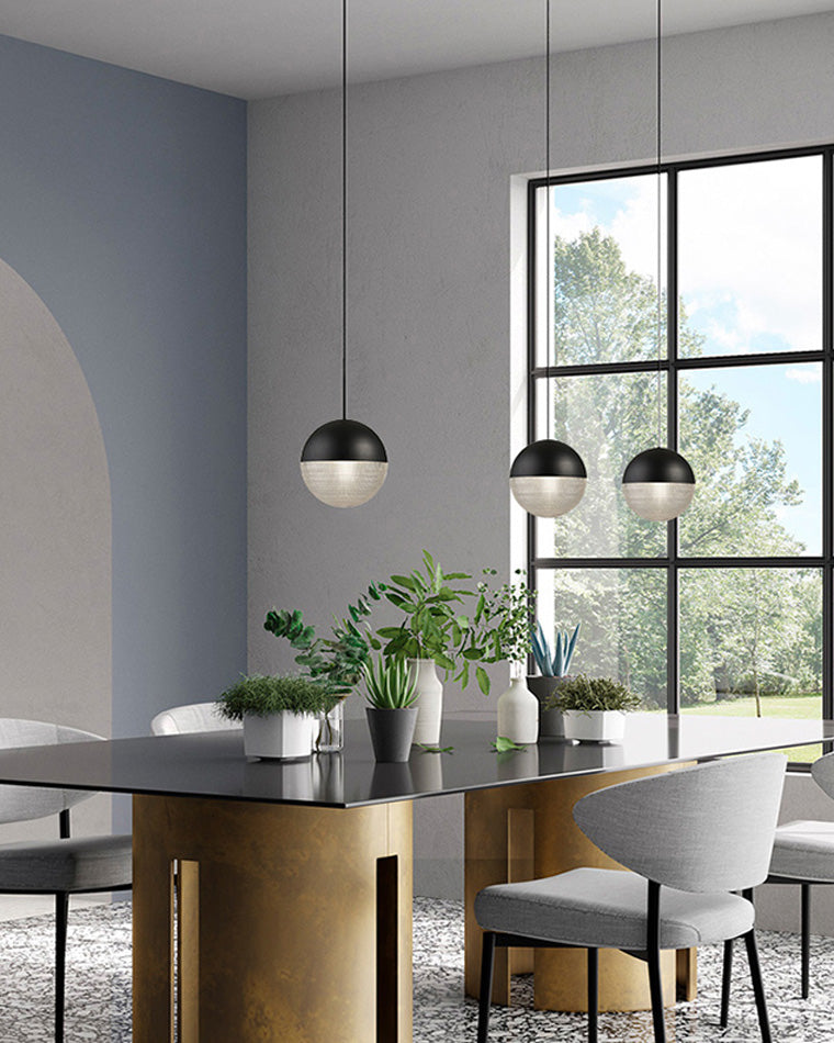WOMO Prismatic/Milchglas Globe Pendelleuchte-WM2065