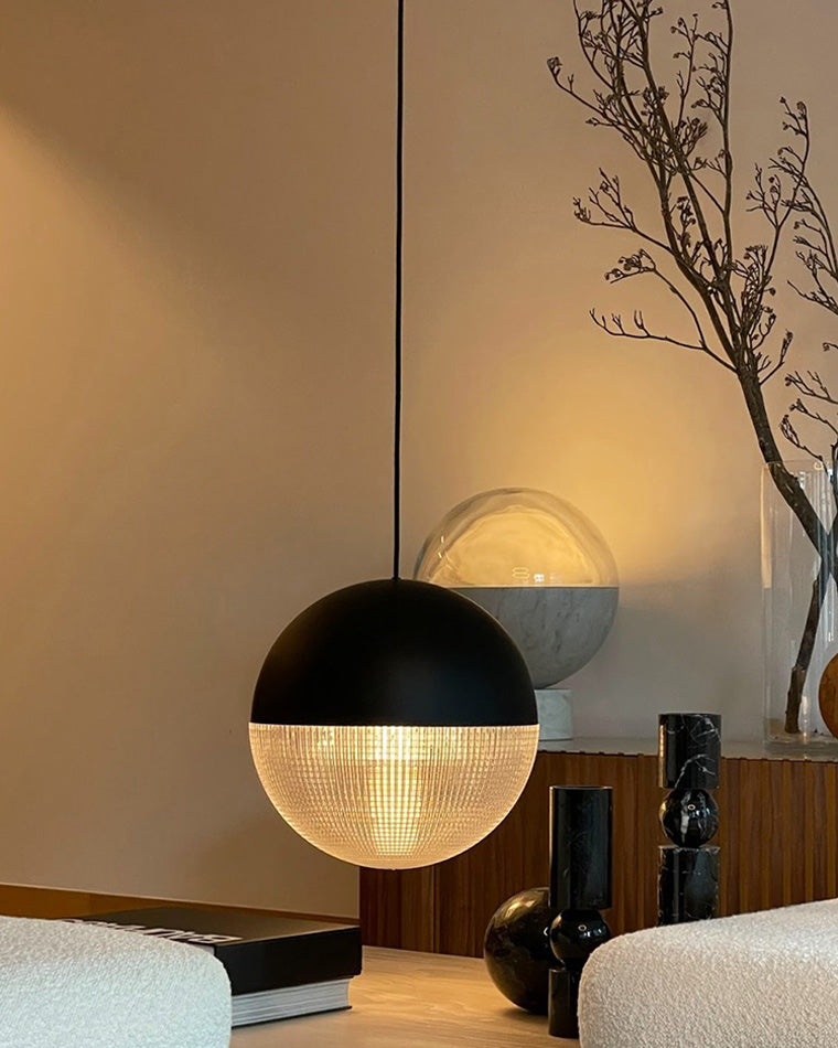 WOMO Prismatic/Milchglas Globe Pendelleuchte-WM2065