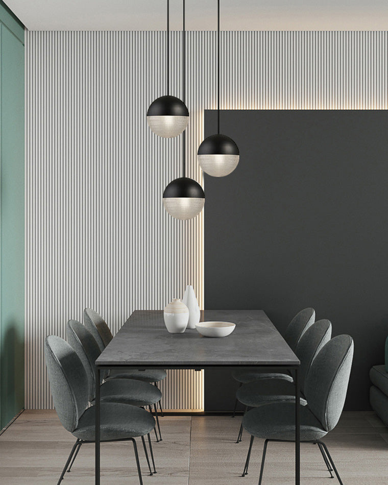 WOMO Prismatic/Milchglas Globe Pendelleuchte-WM2065