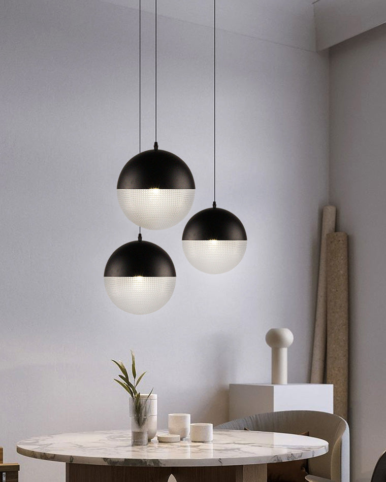 WOMO Prismatic/Milchglas Globe Pendelleuchte-WM2065