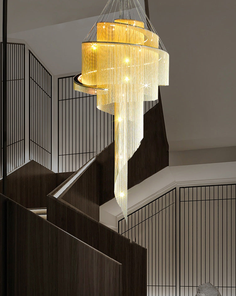 WOMO Spiralquasten-Foyer-Kronleuchter-WM2067