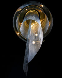 WOMO Spiral Tassel Foyer Chandelier-WM2067