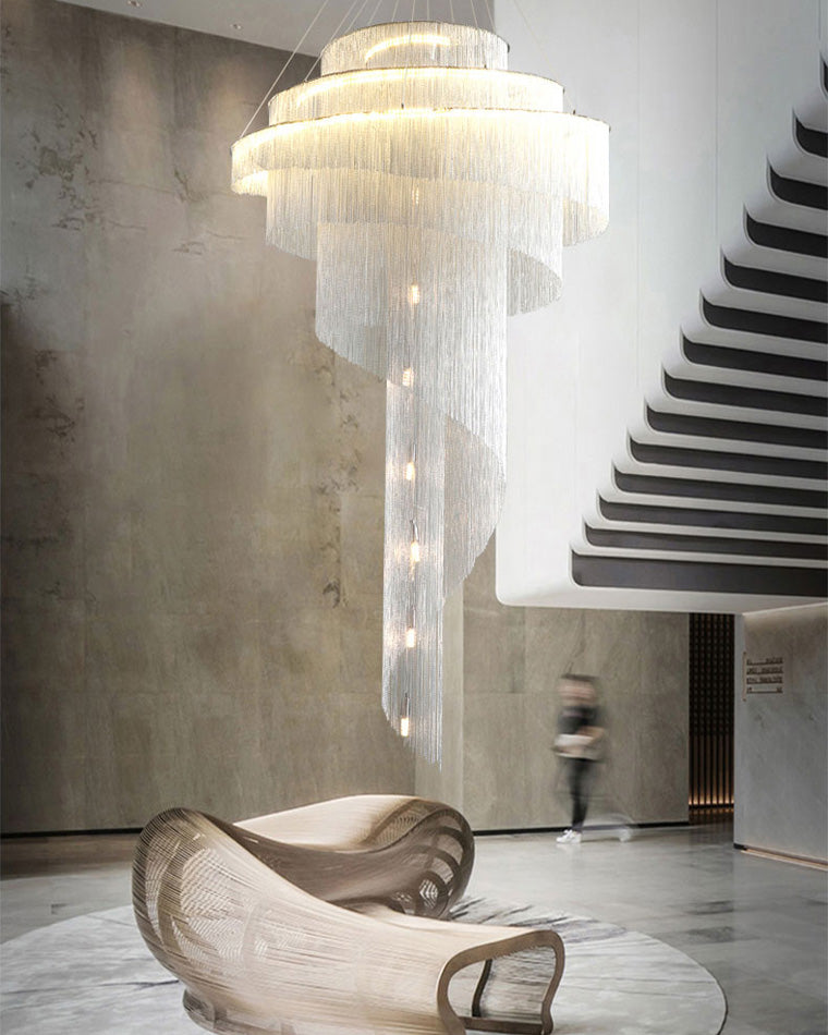 WOMO Spiralquasten-Foyer-Kronleuchter-WM2067