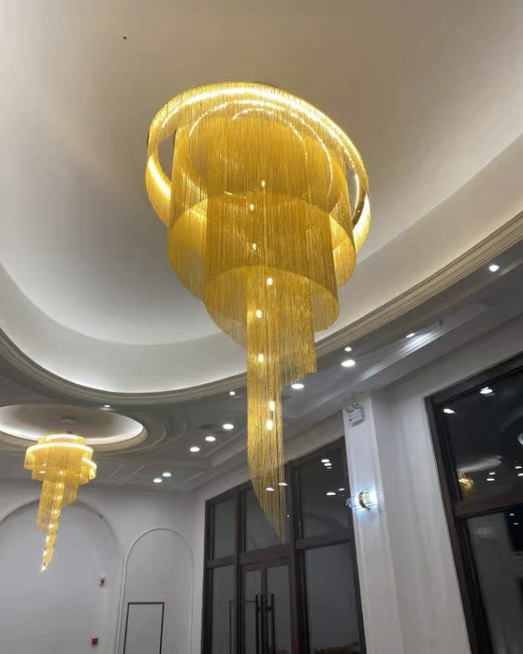 WOMO Spiralquasten-Foyer-Kronleuchter-WM2067