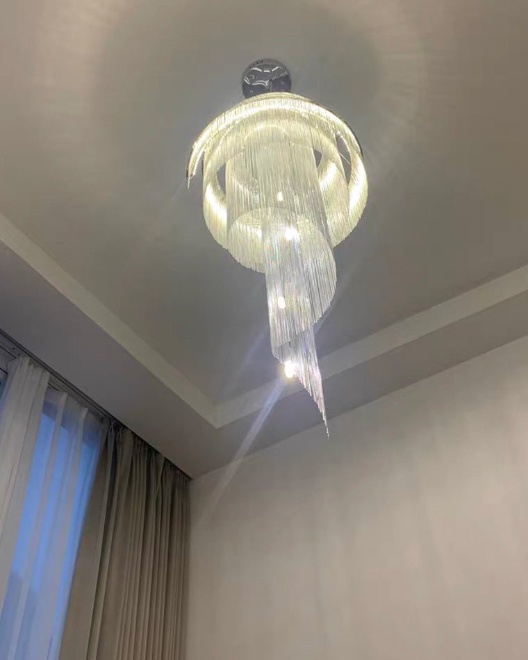 WOMO Spiralquasten-Foyer-Kronleuchter-WM2067