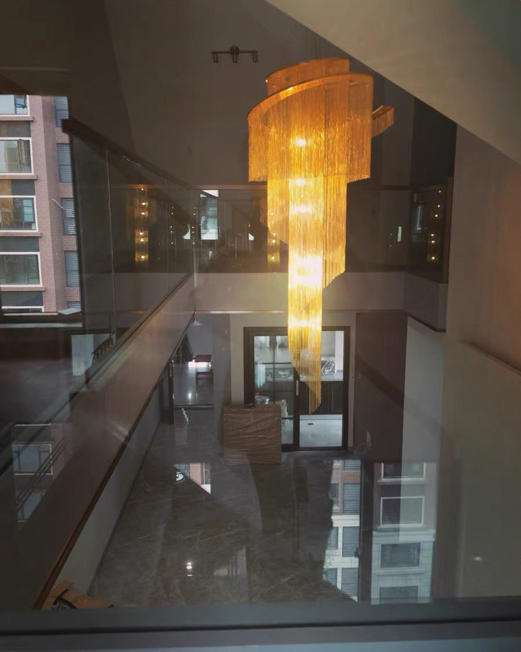 WOMO Spiralquasten-Foyer-Kronleuchter-WM2067