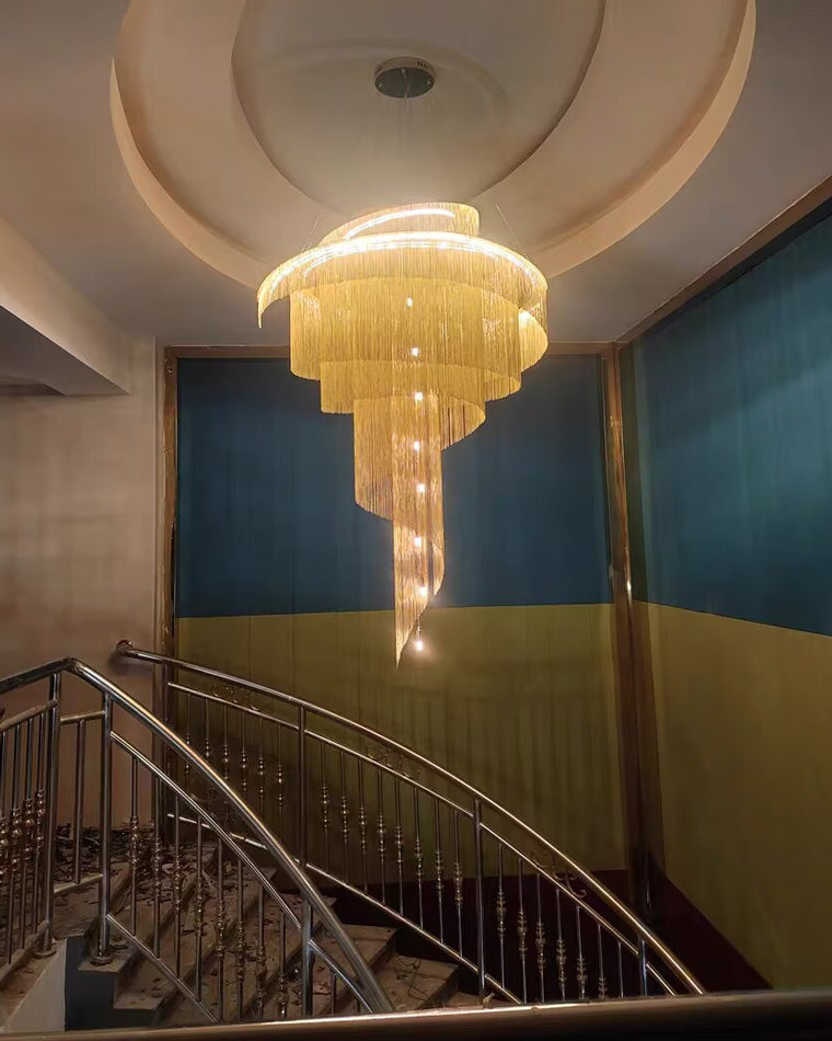 WOMO Spiralquasten-Foyer-Kronleuchter-WM2067
