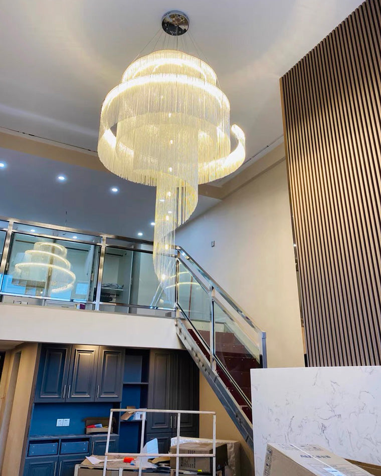 WOMO Spiralquasten-Foyer-Kronleuchter-WM2067