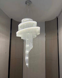 WOMO Spiral Tassel Foyer Chandelier-WM2067