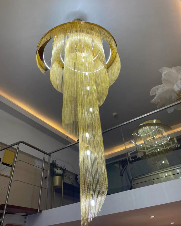 WOMO Spiralquasten-Foyer-Kronleuchter-WM2067