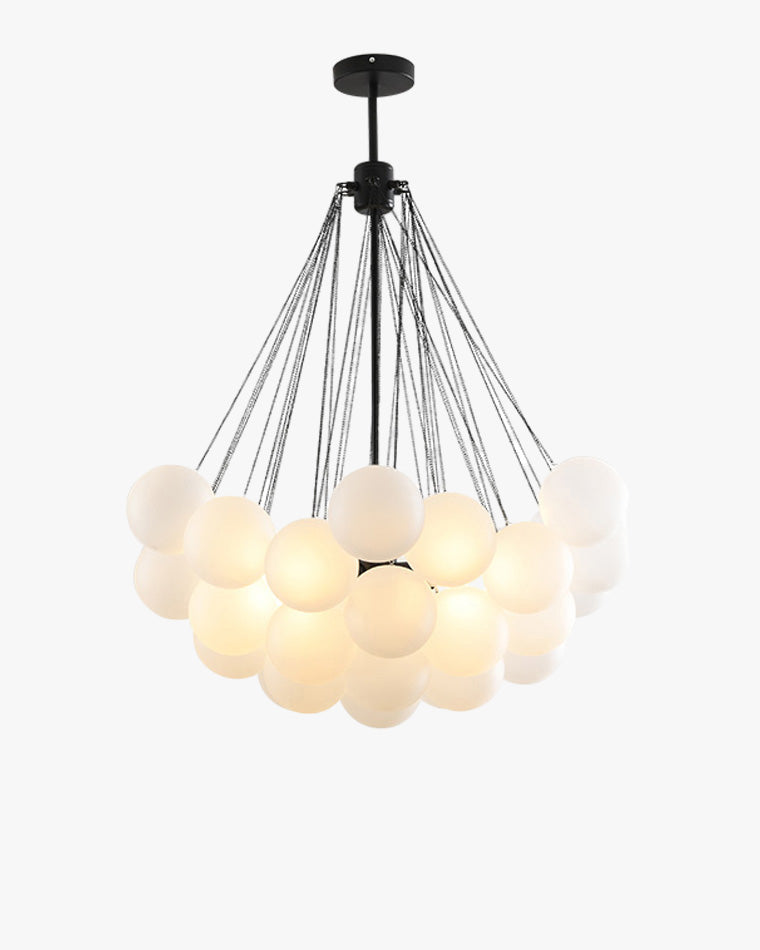 Lustre à bulles en verre dépoli WOMO Cluster WM2068