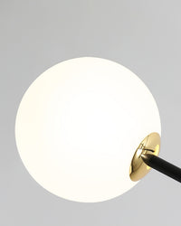 Lustre WOMO à boules en verre dépoli WM2081