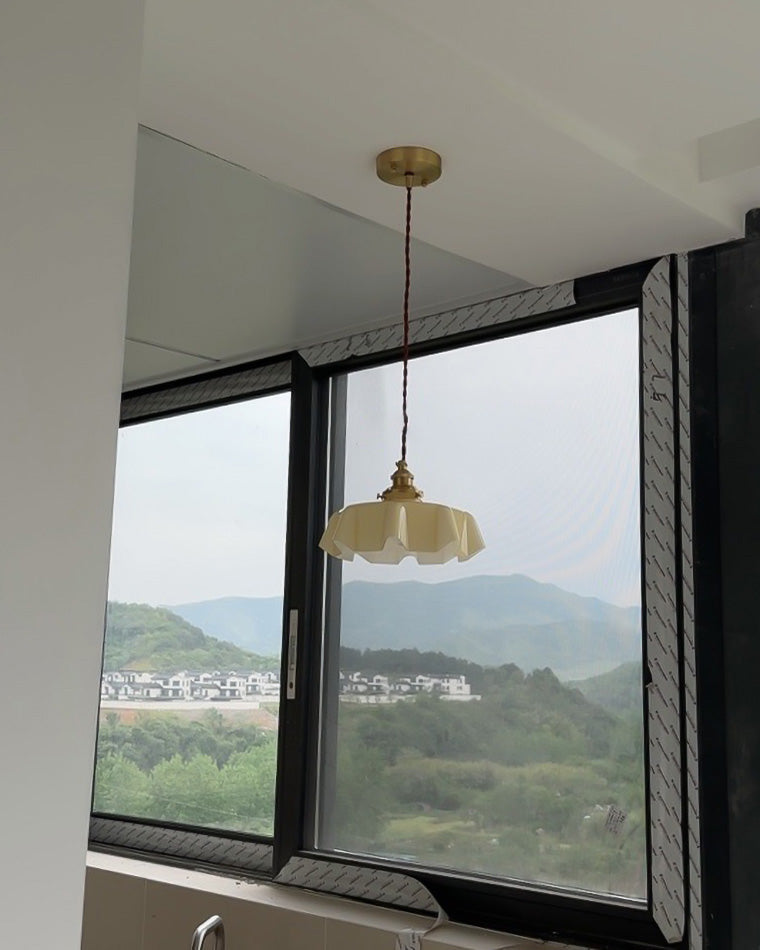 WOMO Retro Glas-Pendelleuchte-WM2084