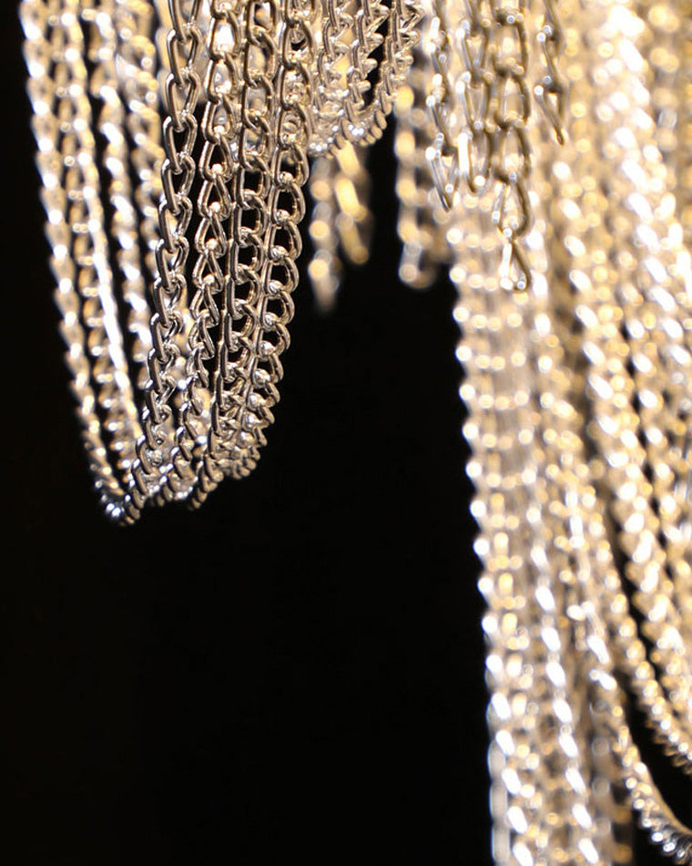 WOMO Runde Kronleuchter mit Quasten - WM2087