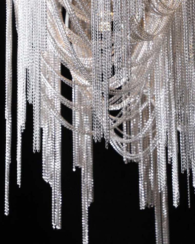 WOMO Runde Kronleuchter mit Quasten - WM2087