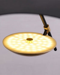 WOMO Moderne Pendelleuchte Indirekt Schwarz Gold Esstisch Metall-WM2088
