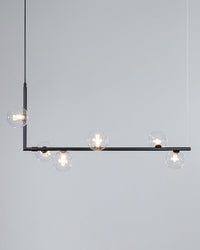 WOMO Linear Glass Ball Chandelier-WM2090