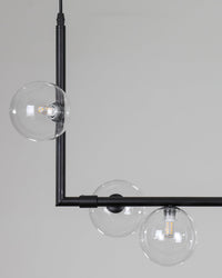 WOMO Linear Glass Ball Chandelier-WM2090