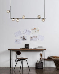 WOMO Linear Glass Ball Chandelier-WM2090