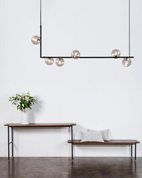 WOMO Linear Glass Ball Chandelier-WM2090