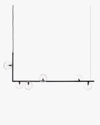 WOMO Linear Glass Ball Chandelier-WM2090