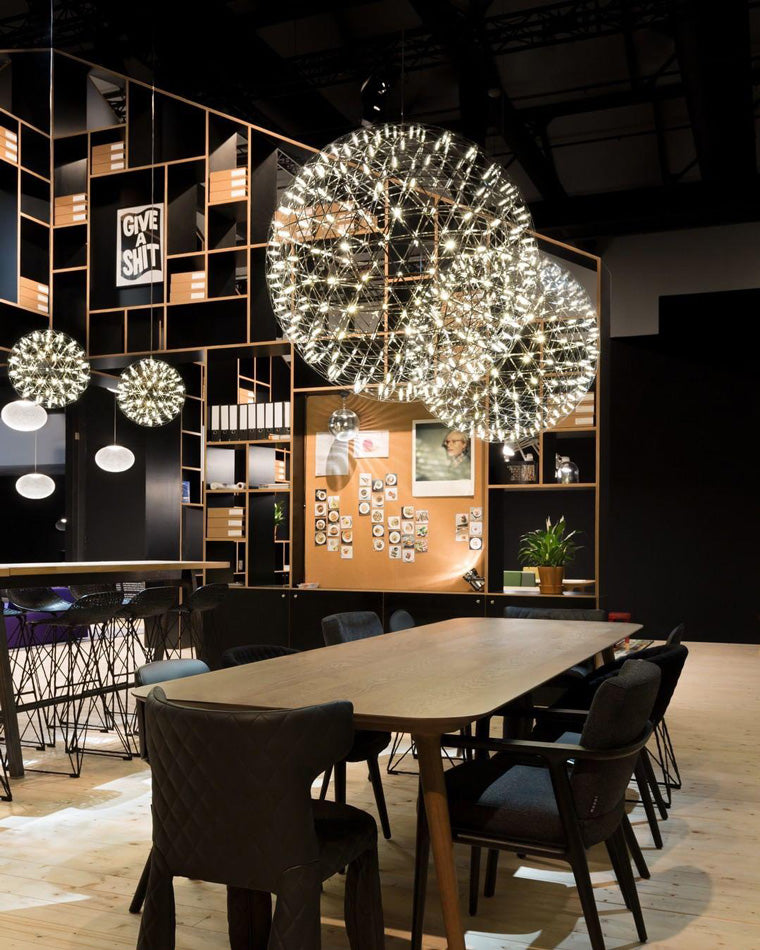 WOMO Designer LED Pendant Light SLV Chrome Sphere -WM2091