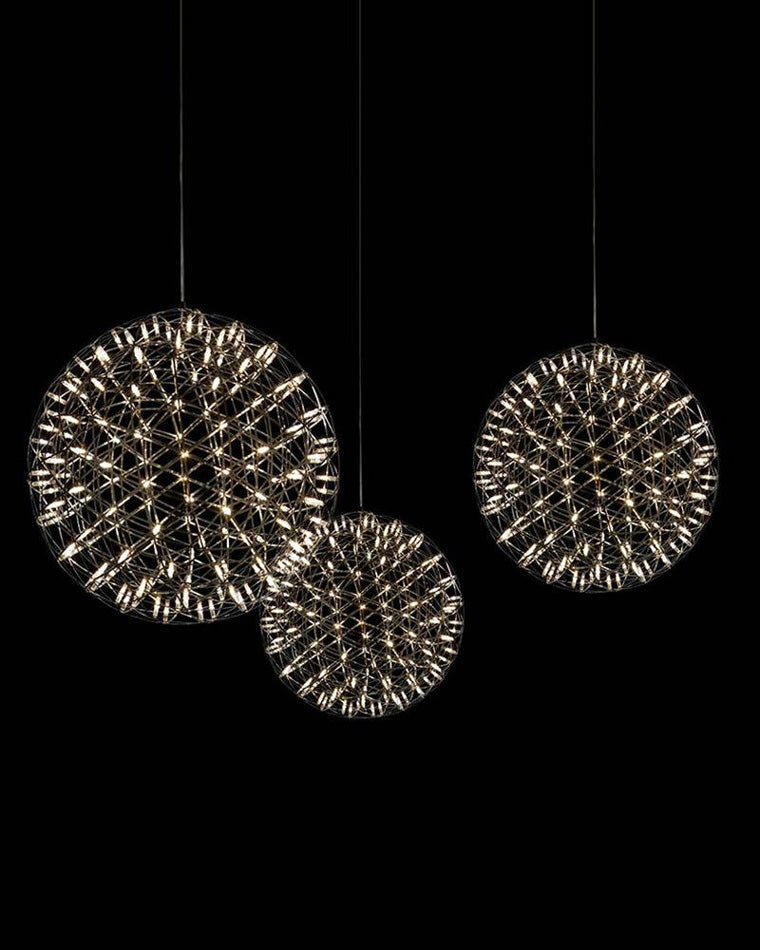 WOMO Designer LED Pendant Light SLV Chrome Sphere -WM2091