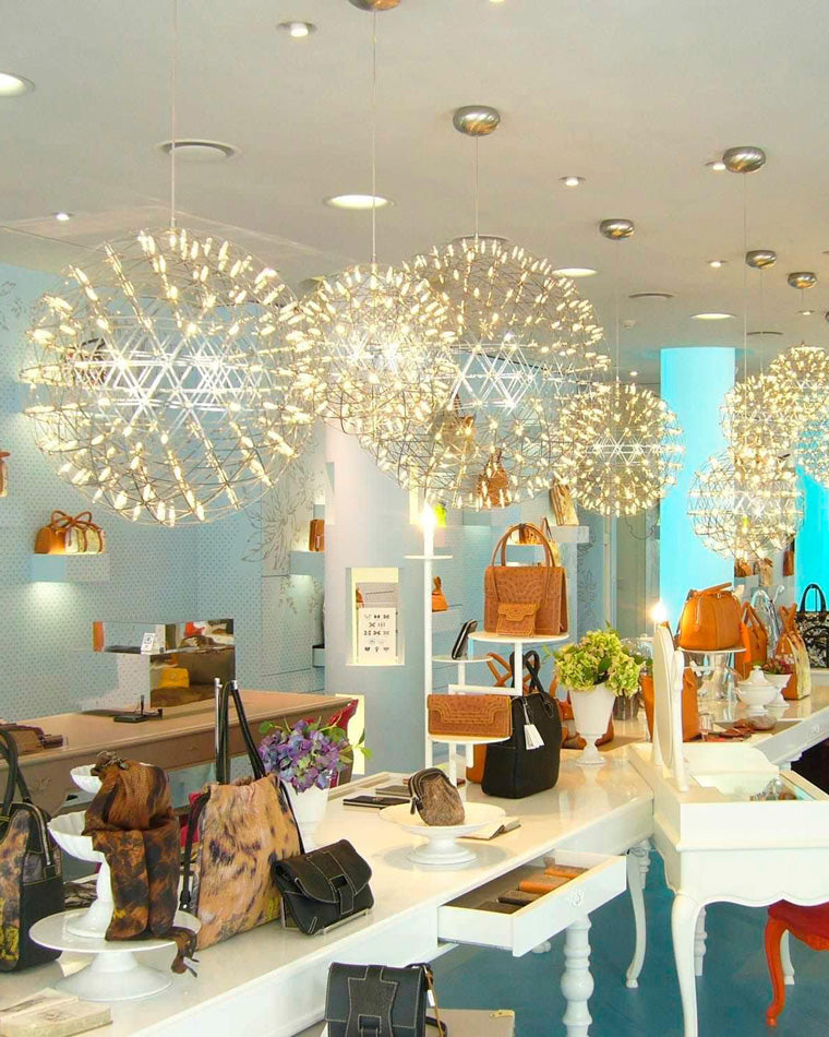 WOMO Designer LED Pendant Light SLV Chrome Sphere -WM2091