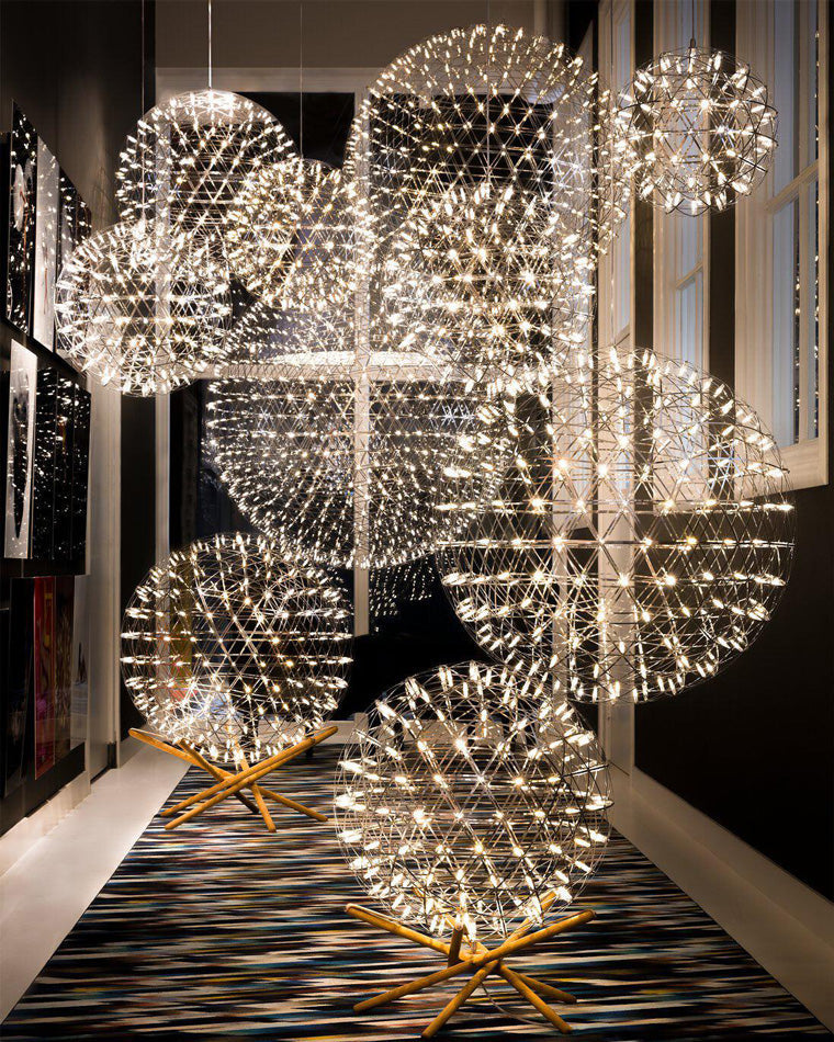 WOMO Designer LED Pendant Light SLV Chrome Sphere -WM2091