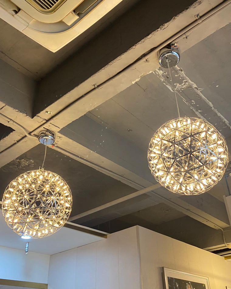 WOMO Designer LED Pendant Light SLV Chrome Sphere -WM2091