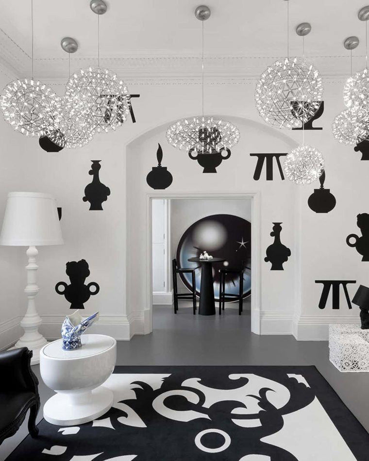 WOMO Designer LED Pendant Light SLV Chrome Sphere -WM2091
