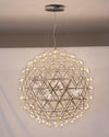 WOMO Designer LED Pendelleuchte SLV Chrom Kugel -WM2091 thumbnail