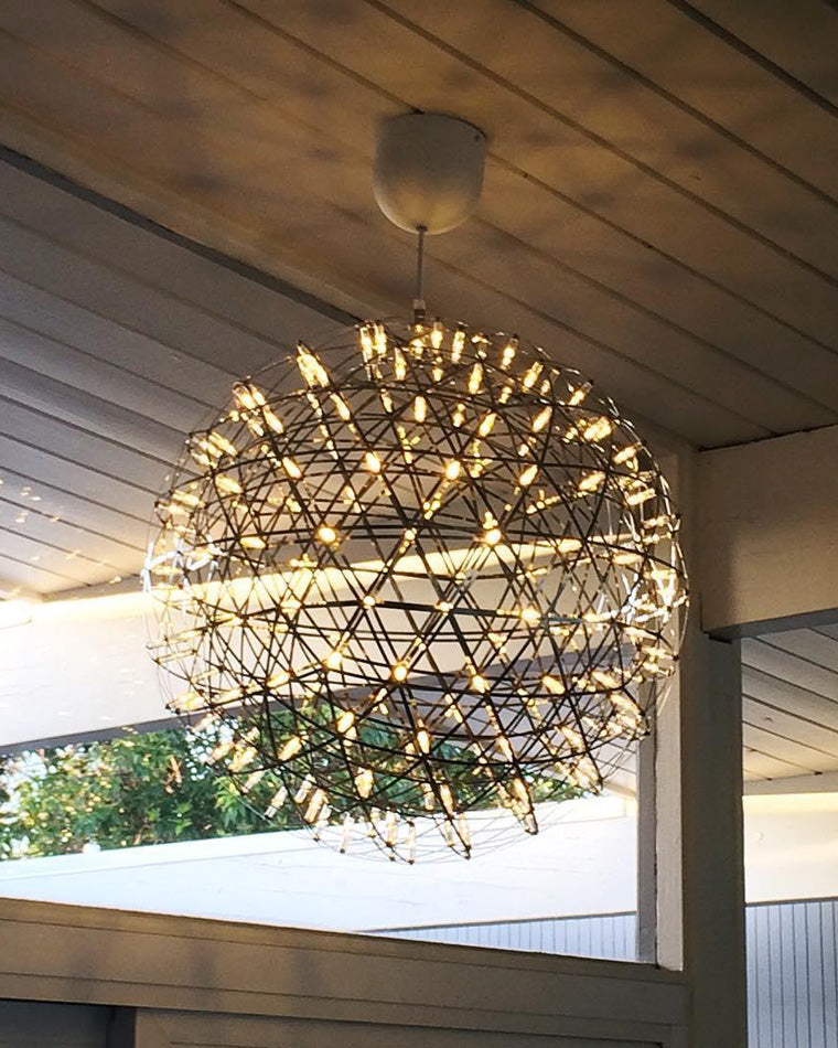 WOMO Designer LED Pendant Light SLV Chrome Sphere -WM2091