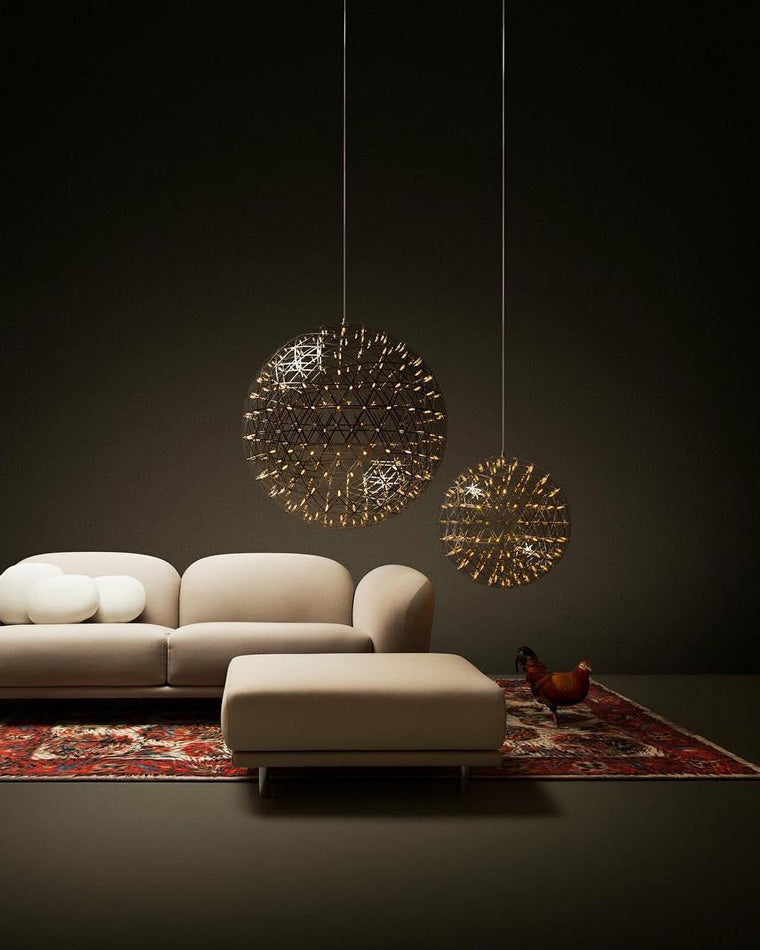 WOMO Designer LED Pendant Light SLV Chrome Sphere -WM2091