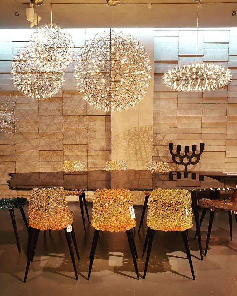 WOMO Designer LED Pendant Light SLV Chrome Sphere -WM2091