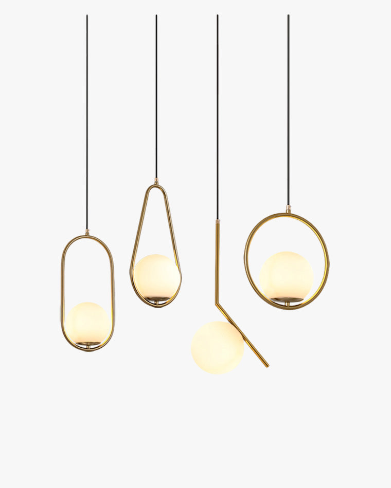 WOMO Glaskugel-Pendelleuchte-WM2097