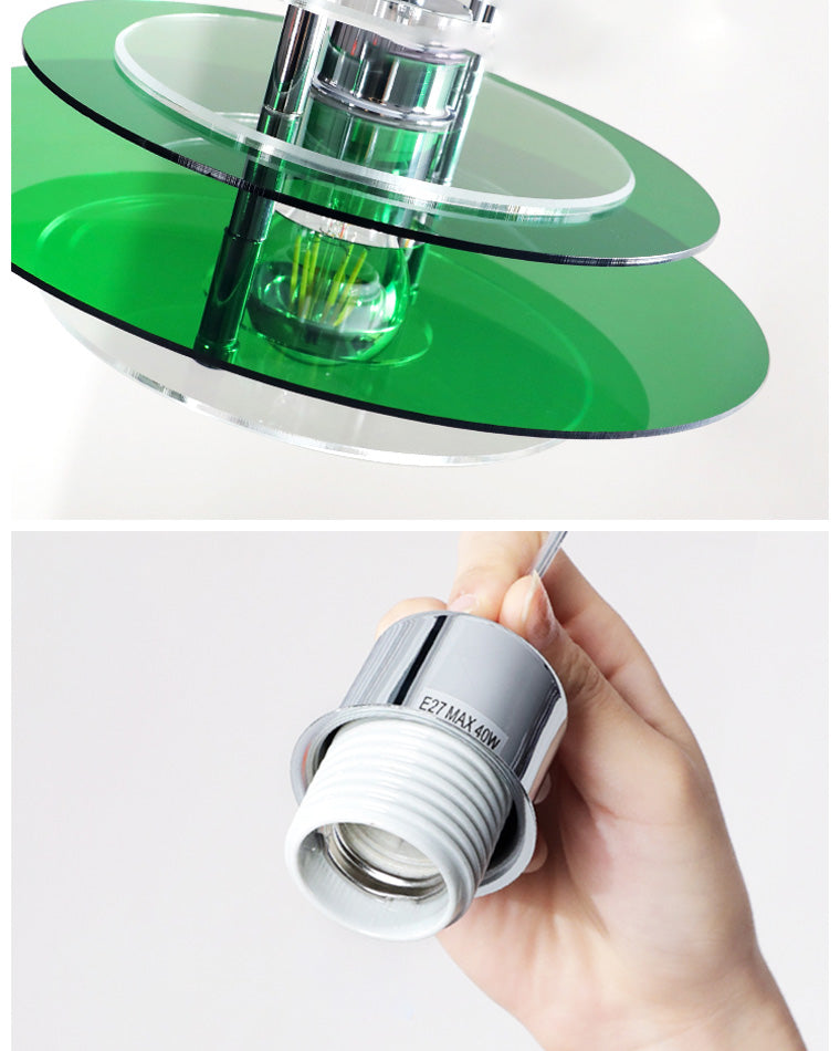 WOMO Space Age Fliegende Untertasse Pendelleuchte-WM2098